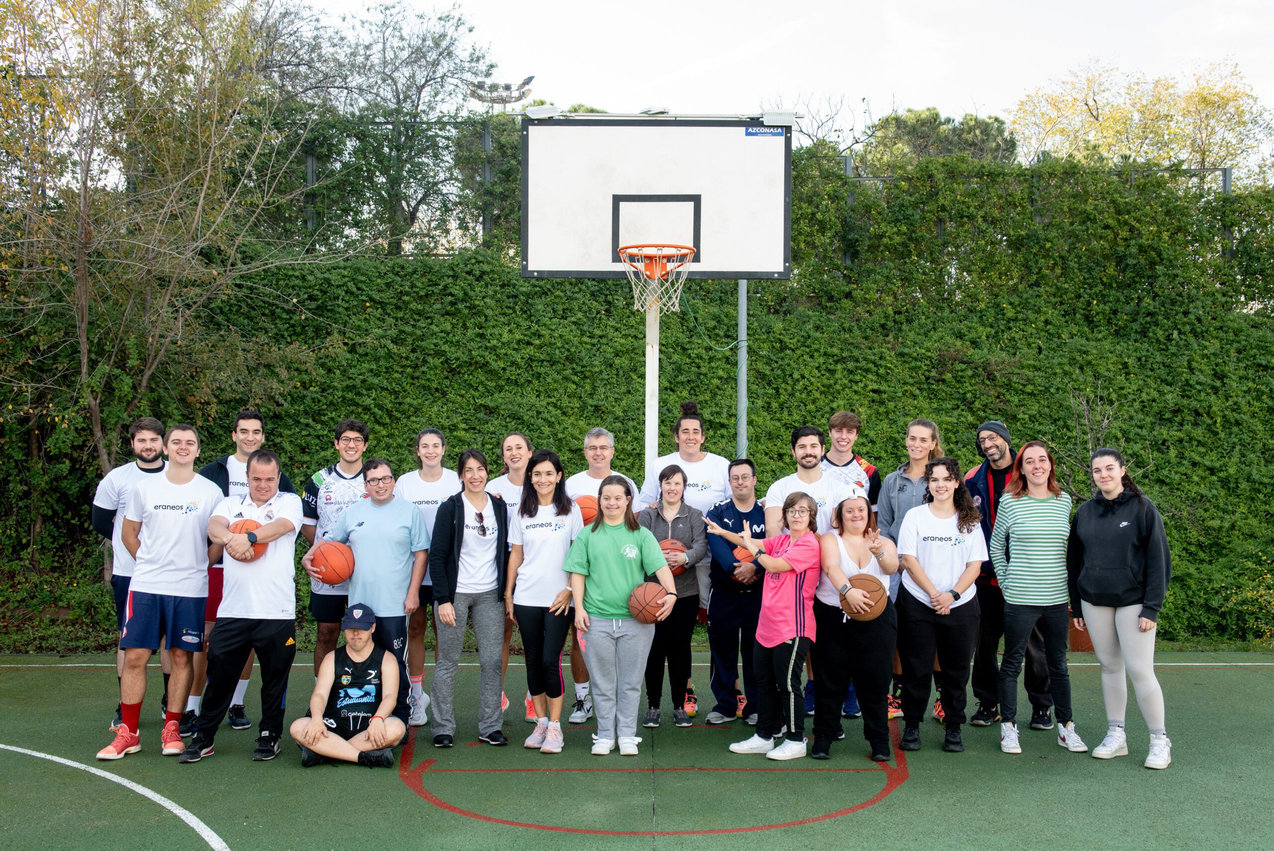 Eraneos Iberia con Down Madrid baloncesto 3x3