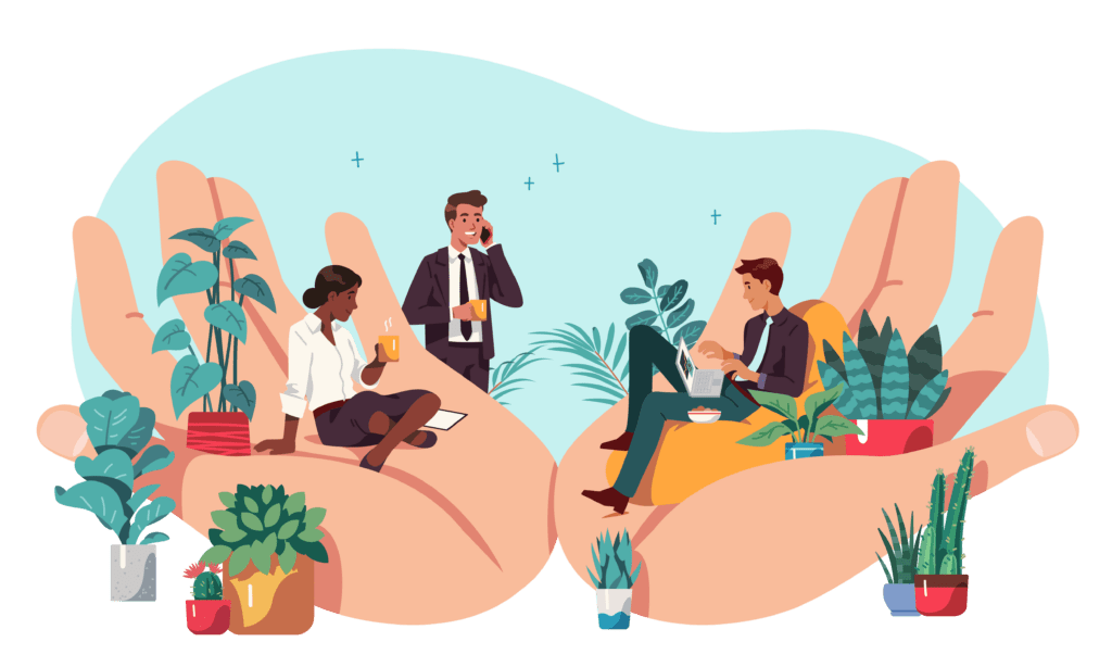 Ecosistemas de trabajo colaborativo, orientados a objetivos, innovación organizacional