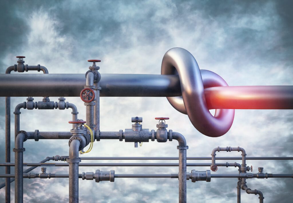 knot in pipeline
