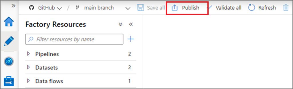 Source control in Azure Data Factory