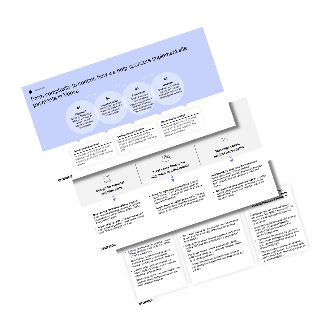 From complexity to control: implementing site payments in Veeva